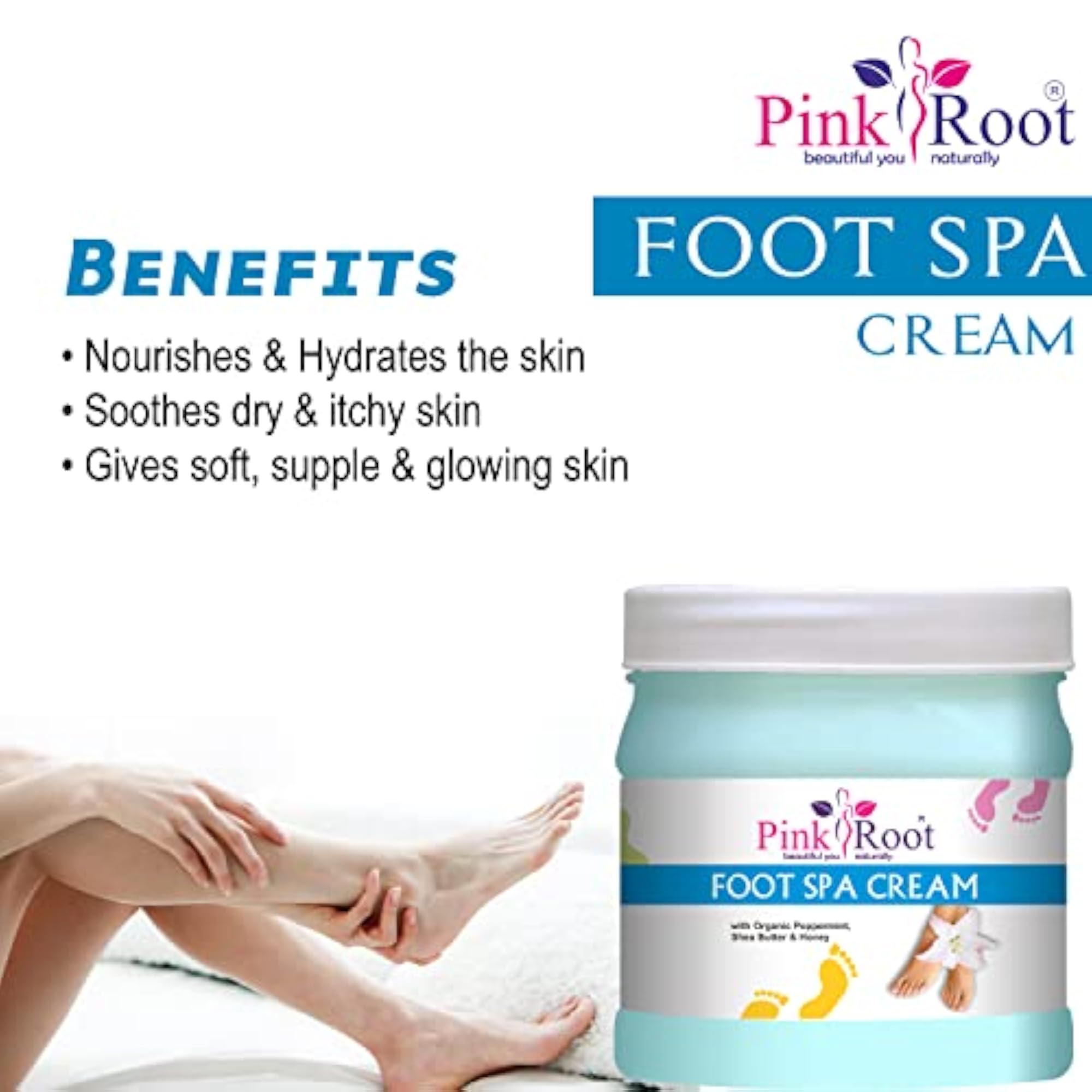 Foot Spa Cream 500ML with Papaya Scrub